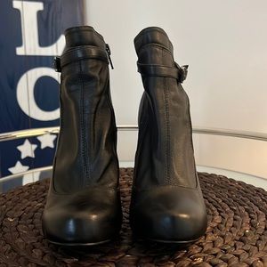 Colin Stuart Leather Ankle Heels